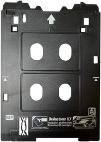 img 1 attached to 🖨️ Inkjet PVC Card Tray for Canon PIXMA TS82xx, TS83xx, and TS95xx Series Printers – by Brainstorm ID: Enhance printing versatility with Canon MP/Multi-Purpose Tray Printers