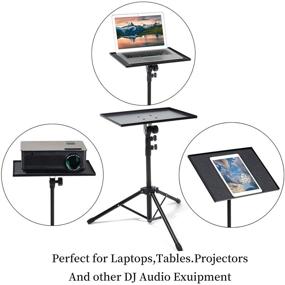 img 2 attached to Bulalu Projector Stand: Portable 📽️ Laptop Tripod Stand for Stage or Studio