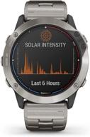⌚ garmin quatix 6 multisport marine smartwatch with extensive boat connectivity (010-02157-30) логотип