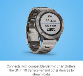 img 2 attached to ⌚ Garmin quatix 6 Multisport Marine Smartwatch with Extensive Boat Connectivity (010-02157-30)
