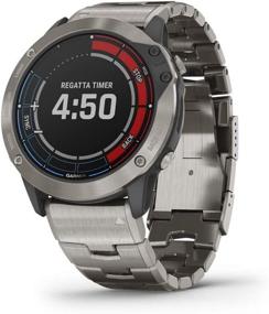 img 3 attached to ⌚ Garmin quatix 6 Multisport Marine Smartwatch with Extensive Boat Connectivity (010-02157-30)
