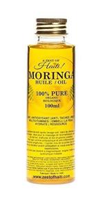 img 2 attached to 🌿 Zest of Moringa Face Oil: 100% Pure & Organic for Anti-Aging Wrinkles, Skin, Hair Care, Acne, and Eczema Treatment - 100 ML