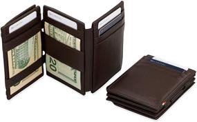 img 2 attached to Garzini Wallet Leather Magistrale Chocolate Men's Accessories