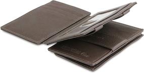 img 4 attached to Garzini Wallet Leather Magistrale Chocolate Men's Accessories
