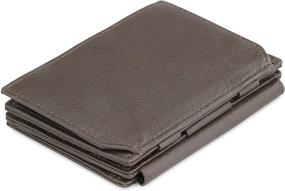 img 1 attached to Garzini Wallet Leather Magistrale Chocolate Men's Accessories