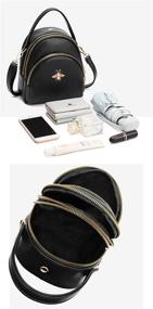 img 1 attached to Crossbody Backpack Shoulder Cellphone Handbags Women's Handbags & Wallets