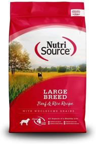 img 1 attached to NutriSource Large Breed Beef & Rice 🐶 Dog Food 30lb: Optimal Nutrition for Big Dogs