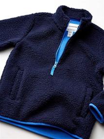 img 1 attached to 🧥 Cozy and Stylish: Amazon Essentials Quarter Zip High Pile Exploded Boys' Clothing