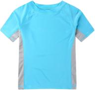 👦 hipeta short sleeve rashguard shirt: the perfect swimwear for boys logo