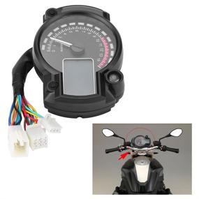 img 3 attached to AYNEFY Speedometers Motorcycle Universal Tachometer
