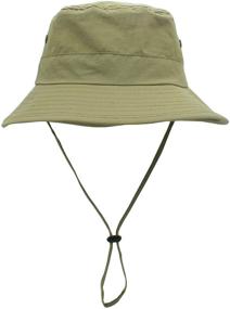 img 3 attached to 🧢 Boys' and Girls' Wide Brim Bucket Hat for Enhanced Sun Protection - Stylish Accessories for Boys