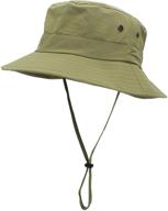 🧢 boys' and girls' wide brim bucket hat for enhanced sun protection - stylish accessories for boys logo