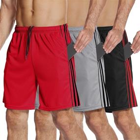 img 4 attached to 🏀 COOFANDY Men's Athletic Performance Basketball Clothing: Boost Your Workout Performance