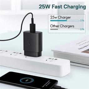 img 1 attached to Super Fast Charging: USB-C 25W Type C Charger - Compatible with Samsung Galaxy S21/S20/Note 20