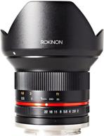 rokinon 12мм f2.0 ncs cs сверхширокоугольный объектив 📷 sony e-монтаж (nex) - черный (rk12m-e) | улучшенный инструмент для фотографии и видеосъемки. логотип