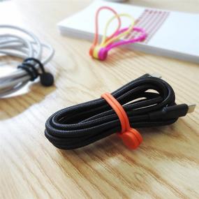 img 2 attached to SMART&amp;COOL 7.16'' Reusable Silicone Magnetic Cable Ties (20-Pack, Multi) - Organize, Hold, and Have Fun!