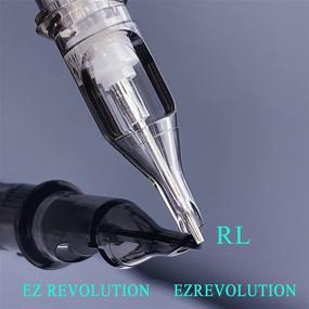 img 3 attached to 💉 Enhance Your Tattooing with EZTAT2 Revolution Cartridges 7RL #12 Long Taper - 20Pcs for Rotary Machines