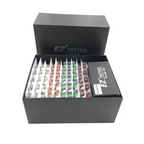 img 4 attached to 🖋️ EZTAT2 100 Pcs Revolution Tattoo Cartridge Needles: Assorted Sizes and Styles with 2 Aluminum Grips - Rotary Pen Machine Supply