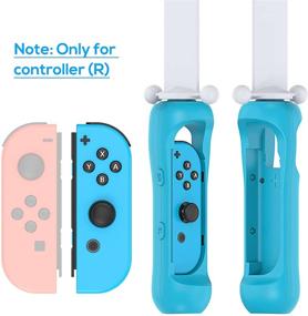 img 3 attached to 🎮 Enhance Your Gaming Experience with the LED Game Sword for Nintendo Switch/Switch OLED Joy Cons: The Legend of Zelda: Skyward Sword HD 2021 Edition - Right Joy Con (Blue)