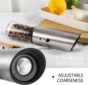 img 2 attached to Revolutionize your Cooking with the Rechargeable VEVOK CHEF Adjustable Coarseness Grinder