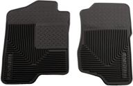 husky liners front floor mats: perfect fit for 07-14 escalade/esv & 07-13 escalade ext logo