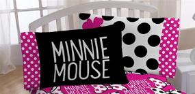 img 1 attached to Minnie Mouse All About Dots Microfiber Pillowcase by Disney: Sleep in Style!