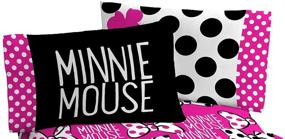 img 2 attached to Minnie Mouse All About Dots Microfiber Pillowcase by Disney: Sleep in Style!