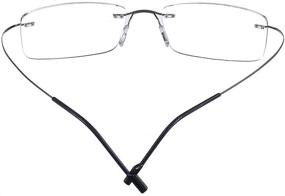 img 1 attached to Rongchy Titanium Eyeglasses Strengths Available