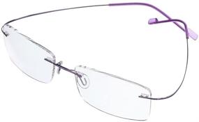 img 4 attached to Rongchy Titanium Eyeglasses Strengths Available