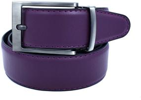 img 4 attached to 🔵 Royal Blue Reversible Belt - Men's Accessories in 35mm Belts