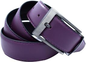 img 3 attached to 🔵 Royal Blue Reversible Belt - Men's Accessories in 35mm Belts