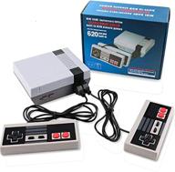 🎮 rediscover the magic: classic retro game console – power-packed mini video game system (grey) logo