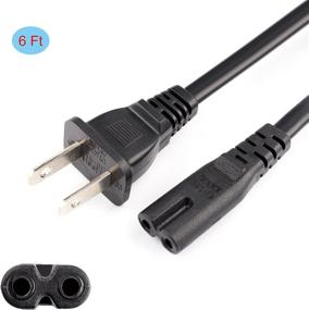 img 3 attached to 🔌 6 Foot Long Power Cord Cable for HP Envy 4500 4520 5540 5640 5660 5661 7640 100 110 120 4510 DeskJet 3755 1112 2130 e-All-in-One Photo Printer Series