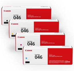 img 4 attached to 🖨️ Canon Genuine Toner Bundle 046 (1248C006) - 4 Pack: Cyan, Magenta, Yellow, Black for Canon MF735Cdw, MF733Cdw, MF731Cdw, LBP654Cdw Laser Printers