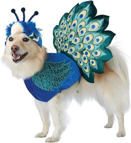 img 2 attached to Vibrant Peacock Pet Costume: Dress Your Pet in Stunning Feathers!