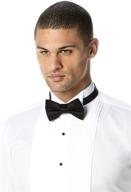 🎩 luxe microfiber regular pleated tuxedo: supreme men's formal wear logo