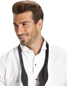 img 2 attached to 🎩 Luxe Microfiber Regular Pleated Tuxedo: Supreme Men's Formal Wear