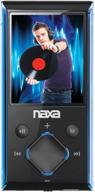 📺 naxa nmv-173 blue portable media player: 1.8" lcd screen, 4gb flash memory, sd card slot logo