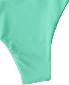 img 1 attached to 👙 Floerns Women's Ruched Bandeau Bathing Suit: Stylish Clothing for Swimsuits & Cover Ups