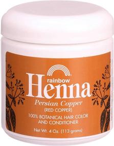 img 4 attached to Henna Hair Color and Conditioner: Vibrant Persian Copper Red, 4 Fl Oz - Rainbow Research