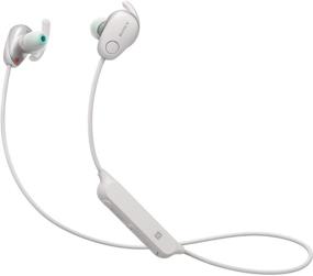 img 4 attached to Sony WI-SP600N Premium Waterproof Bluetooth Wireless Extra Bass Sports In-Ear 6 Hr Of Playback Headphones/Microphone (White)