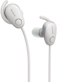 img 3 attached to Sony WI-SP600N Premium Waterproof Bluetooth Wireless Extra Bass Sports In-Ear 6 Hr Of Playback Headphones/Microphone (White)
