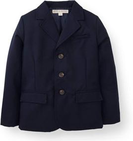 img 4 attached to 🧥 Premium Velvet Classic Jacket: Boys' Clothing for Suits & Sport Coats - Hope Henry Collection