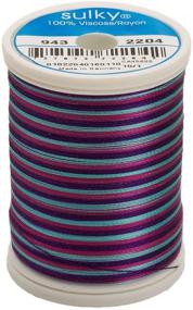 img 1 attached to Sulky America Variegated Thread Fuchsia