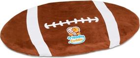 img 4 attached to FRIENDLY CUDDLE Football Sensory Weighted Lap Pad for Kids 5 lbs. - Weighted Stuffed Lap Blanket for Toddlers, Kids, and Adults with Sensory Processing Disorder - Ideal for Classroom, Travel, Home, and Office