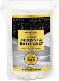 img 4 attached to 🛁 19 lb Fine Grain Dead Sea Salt - Large Bulk Resealable Pack - Natural Spa Bath Salt for Body Wash Scrub - Soak to Relax Muscles & Treat Skin Issues - Women & Men