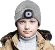 etsfmoa rechargeable unisex children's headlamp - boys' accessories, hats, and caps logo