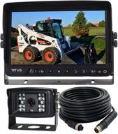 📷 ahd 720p 7-inch waterproof rear view backup camera system with night vision, ip69k vibration-proof 10g camera, mirror/flip image for tractor, truck, rv, bus, motorhome, excavator, caravan, skid steer, harvester logo