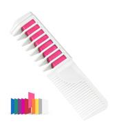 🎨 maydear temporary hair chalk comb - vibrant wred color | non-toxic & safe for kids logo