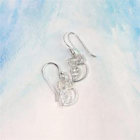 img 2 attached to Sterling Silver Earrings for Girls - Boma Jewelry Collection